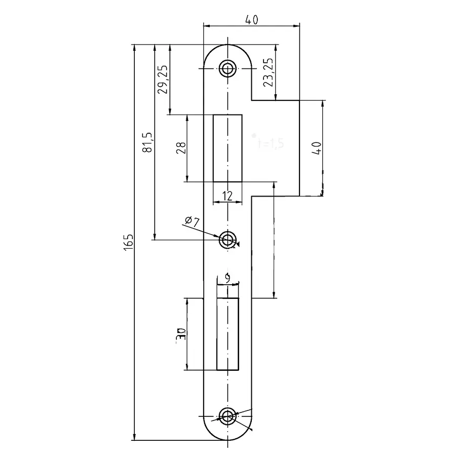 Door Lock 50 mm backset. Privacy Function. GSV Schwepper and S&B #4040 series. Complete SET - Image 2