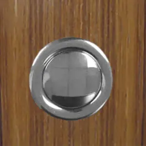 Button and Ring For Pushbutton Locks. With Thick Wall