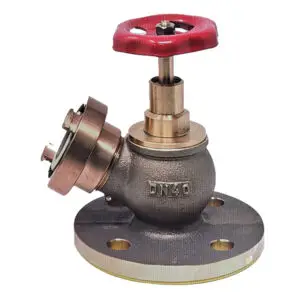 Valve 60 degree angle on Flange