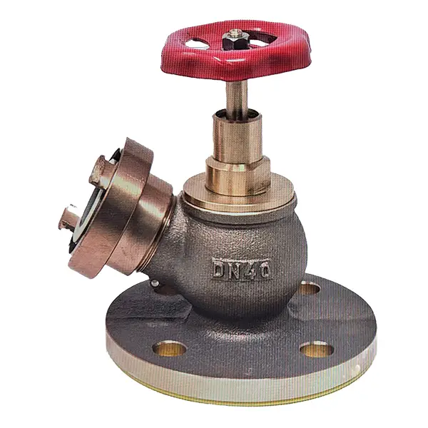 Valve 60 degree angle on Flange
