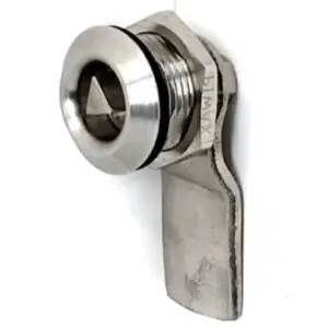Hatch Fastener set - Hatch Thickness - 7/16 inch. Distance Cam 7/8 inch. Operates through Triangular Key Sold Separately.