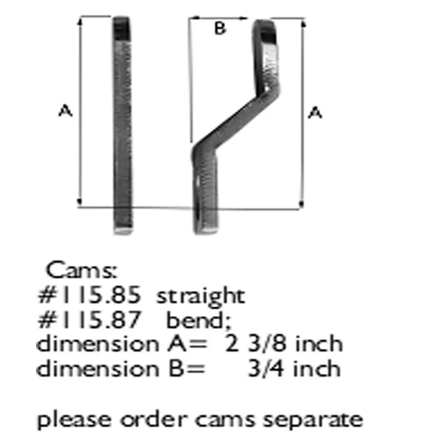 - Hatch Cam Lock. Approx. 3 Inch diameter. Compression Style. Cut Hole of 2.5 inch diameter. - Image 5