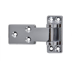 - Offset hinge 60 x 52 mm Chrome Plated Die Cast Zinc/Aluminum.