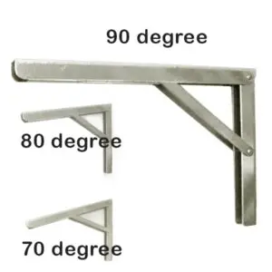 Support Bracket for Shelf, Seat of Step. Stainless Steel