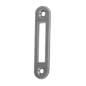 Strike Plate flush. Nickel plated steel
