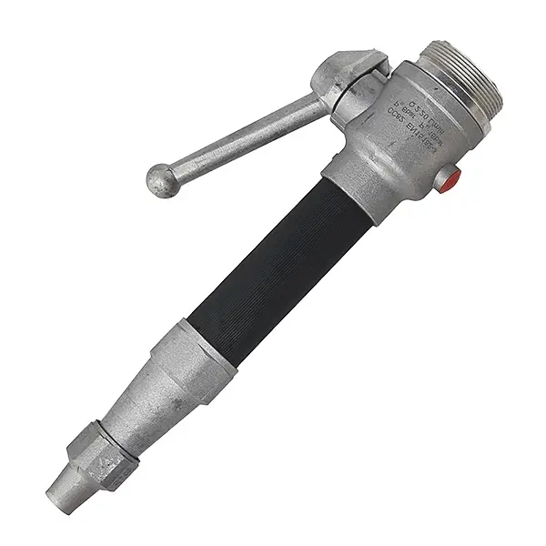 Nozzle for Fire Fighting Aluminum. With Operating handle.
