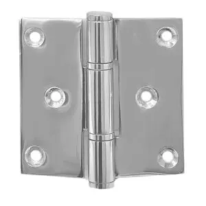 But Hinge 316 Stainless Steel. 76 x 76 x 2.5 mm. (~3 x 3 inch)