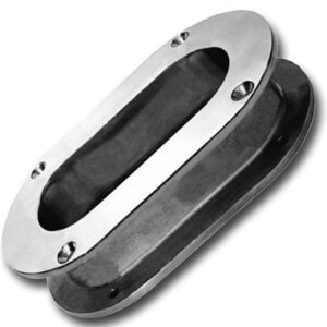 Hawse Pipe mating rings, 4 x 7 inch