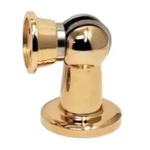 Magnetic Door Holder Polished Gold Plated Brass LD