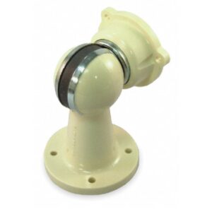 Magnetic doorholder plastic body ivory