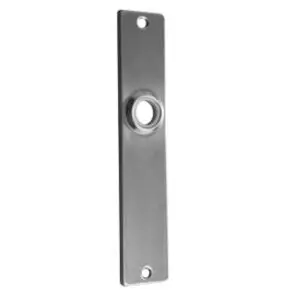 Passage Mortise Latch Escutcheons, pair