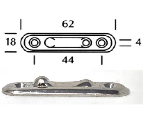 Hatch Fastener w. Straight Cam and Strike Plate. Cut hole 2 3/8 inch. - Image 4