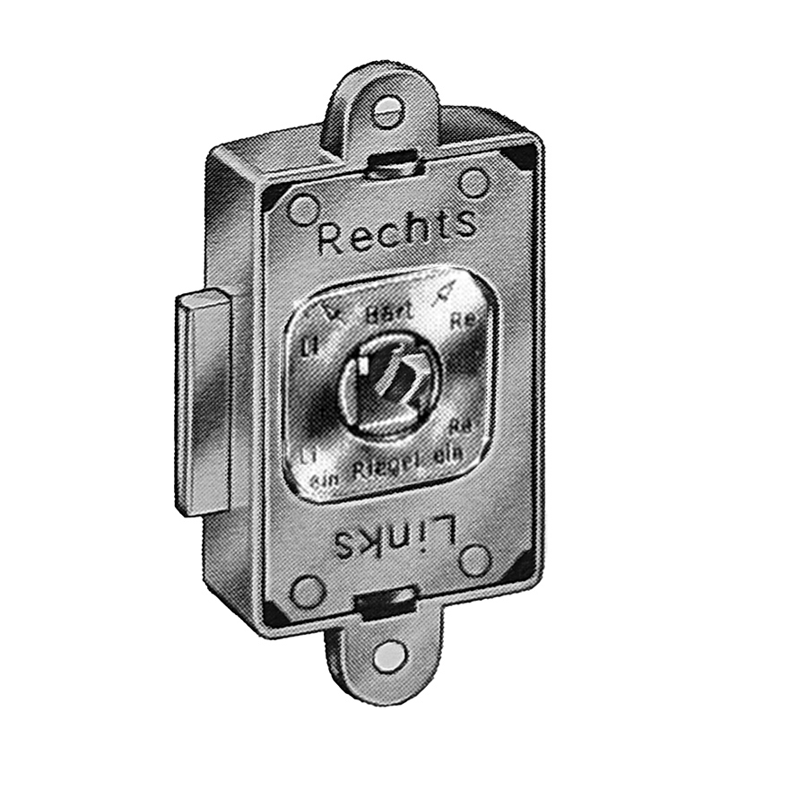 rim lock 20 mm backset with follower for 7x7mm spindle - Image 2