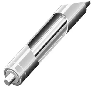Gas Spring Series 10-23-400 mm With Protection Tube. Specify Newton Force Below
