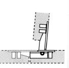 Flush Deck Hinge for Hatches 2 3/8 inch x 4 7/8 inch - Image 4