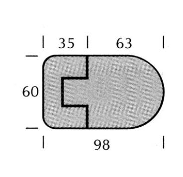 Flush Deck Hinge for Hatches 2 3/8 inch x 4 7/8 inch - Image 3
