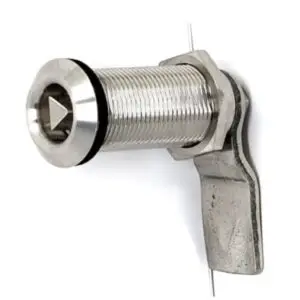 Hatch Fastener Set. Hatch Thickness -1 5/8 inch. Distance Cam 2 1/8 inch. Operates through Triangular Key Sold Separately.