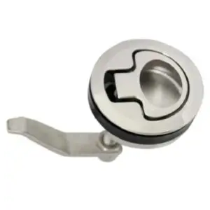 - Hatch Cam Lock. Approx. 3 Inch diameter. Compression Style. Cut Hole of 2.5 inch diameter.