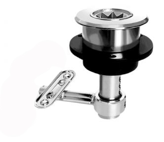 Hatch Fastener w. Straight Cam and Strike Plate. Cut hole 2 3/8 inch. - Image 5