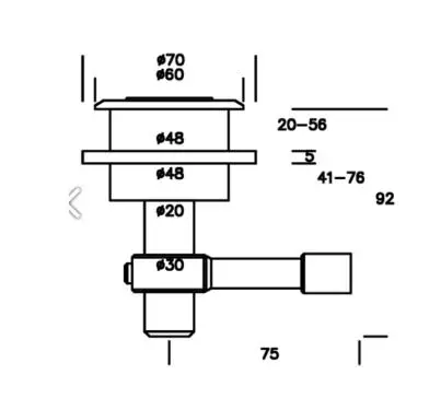 Hatch Fastener w. Roller Bearing Cam, with Lift Ring and Strike Plate. Cut Hole 2 3/8 inch. - Image 3