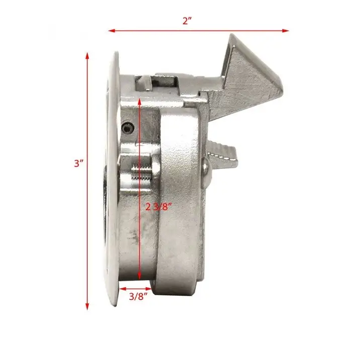 hatch pull flush slam latch function for 3/4 inch doors - Image 3