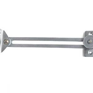 Door Stay with 160 mm travel. Light Duty Polished Chrome Plated Brass