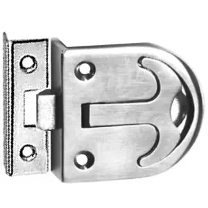 Slam Latch Anchor Model. Flush Mounting. 2 7/16 x 2 1/4 inch. for 3/4 inch thick doors.