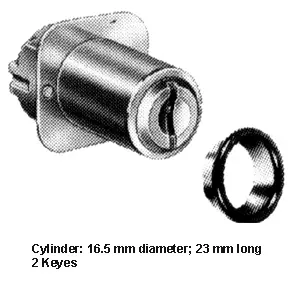 rim lock 16 mm backset with Keyway. - Image 4
