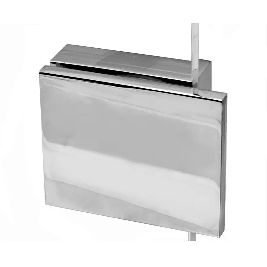 - Set Glass Door Latch Backset 2 inch. With Strike Box and L shape Levers. For full size exterior doors with 3/8 to 1/2 inch glass - Image 3