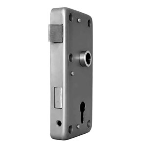 Rim Lock 55 mm backset, Satin Stainless Steel