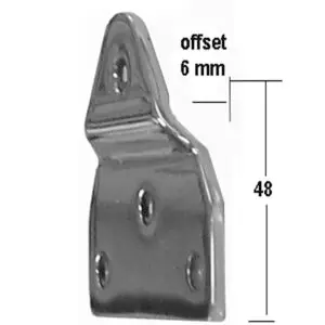 6-15 Gas Spring Offset Bracket with M5 hole