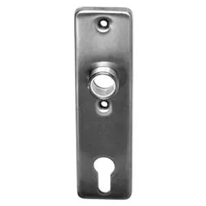 GSV Schwepper and S&B Escutcheons 165 x 45 mm pair. Satin Stainless Steel