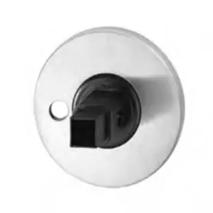Tubular Privacy Round Rose for Levers. 55 mm Diameter. Sold as pair. Satin Stainless Steel