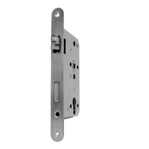 Entry Mortise Lock SET 65 mm Backset. GSV and S&B. Heavy Duty Satin Stainless Steel