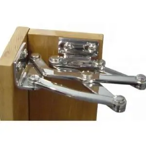 Invisible Hinge Right Hand; Stainless Steel. 180 degree opening