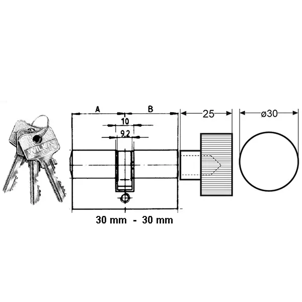 ~ Entry Mortise Lock SET 55 mm backset. GSV Schwepper and S&B. Polished Stainless Steel - Image 6