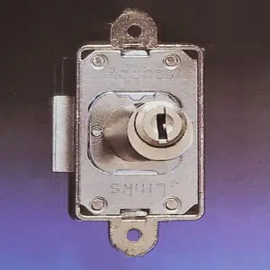 rim lock 20 mm backset with keyway.