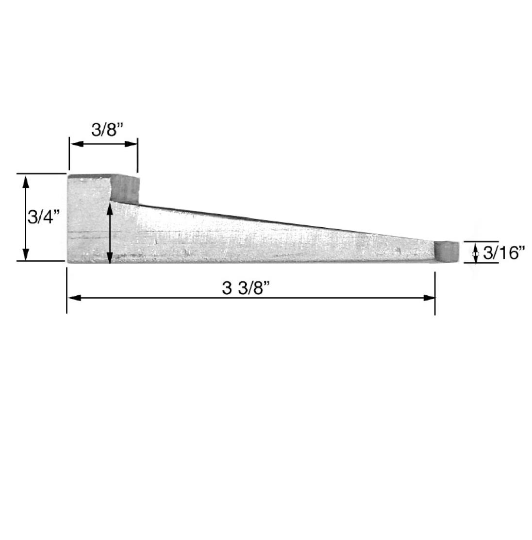 Door Dogging Device. Double Sided with Weld On Bushing - Image 3
