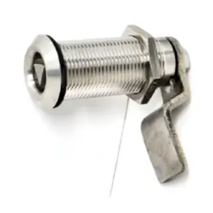 Hatch Fastener Set. Hatch Thickness -1 3/8 inch. Distance Cam 1 1/2 inch. Operates through Triangular Key Sold Separately.