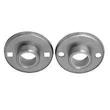 GSV Schwepper & S&B Marine Lever Rose. Sold as pair. Satin Stainless Steel