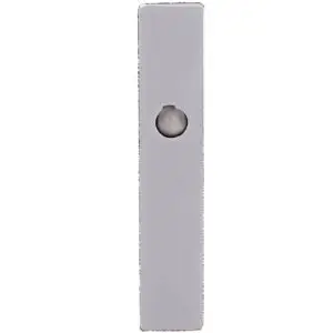 Escutcheon 245 x 45 x 7 mm Polished Stainless Steel. Sold by the Pair. With inner rose