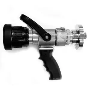 Nozzle with Piston Grip. Coast Guard and UL rated