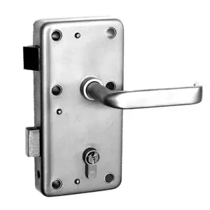 Rim Lock SET 55 mm Backset door lever handles