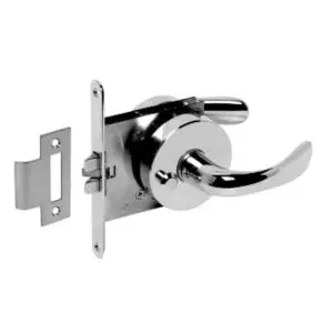 Door lock 50 mm backset Privacy Set brass chrome plated