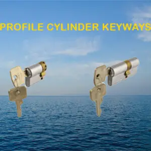 - Email our Office at Sales@izerwaren.com for special Profile Cylinders keyways of all sizes and finishes - for all Marine Locks with Profile cylinder function.