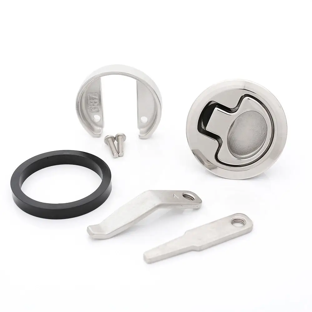 - Hatch Cam Lock. Approx. 3 Inch diameter. Compression Style. Cut Hole of 2.5 inch diameter. - Image 4