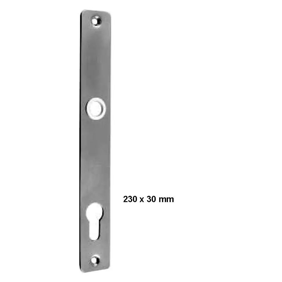 Sliding Door Lock with 22 mm backset. For Narrow Style Framed Doors. Minimum Door Thickness 1 1/2 inch. Complete Set - Image 4