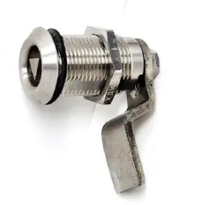 Hatch Fastener set. Hatch Thickness - 7/8 inch. Distance Cam 7/8 inch. Operates through Triangular Key Sold Separately.