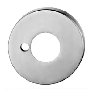 Tubular Privacy Round Rose for Levers. 65 mm Diameter. Sold as pair. Satin Stainless Steel