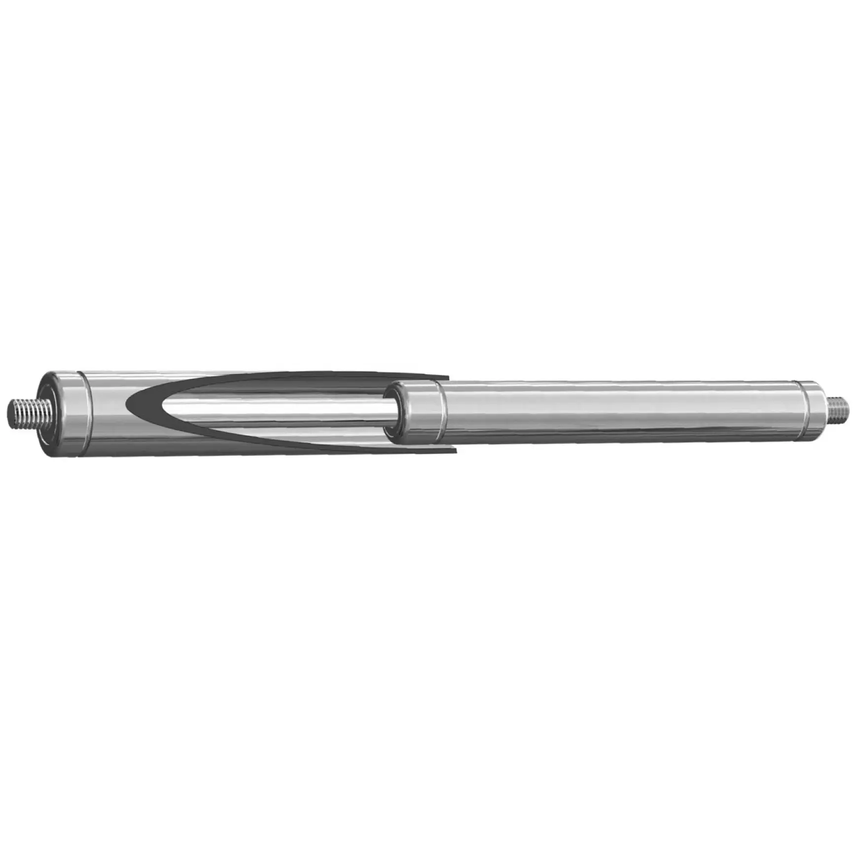 Gas Spring Series 10-23-350 mm With Protection Tube. Specify Newton Force Below - Image 2